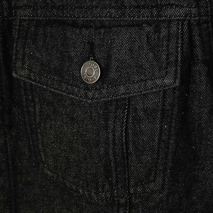 X-girl（エックスガール） OVERDYED DENIM JACKET X-girl オーバーダイ