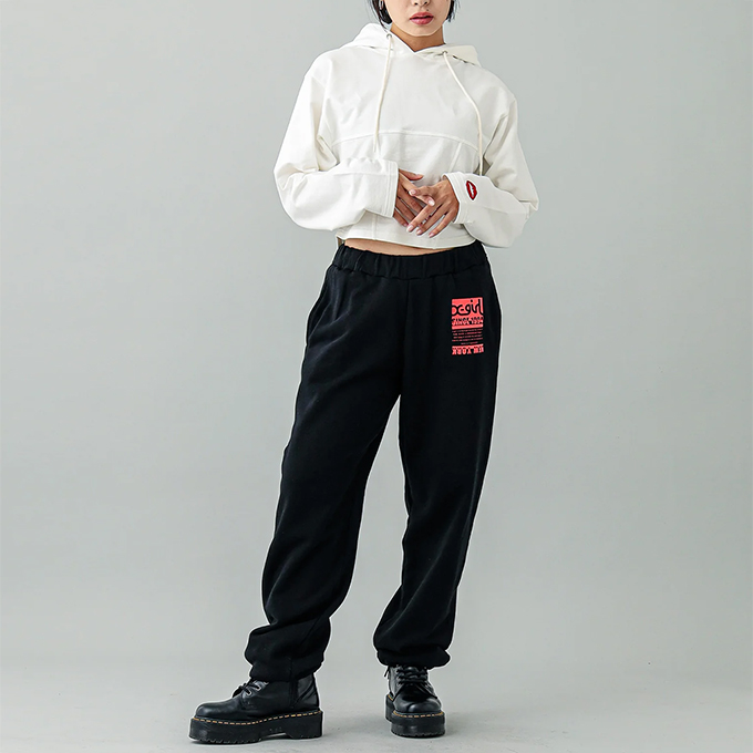 X-girl（エックスガール） BICLR BOX LG SWT PT バイカラー ボックス