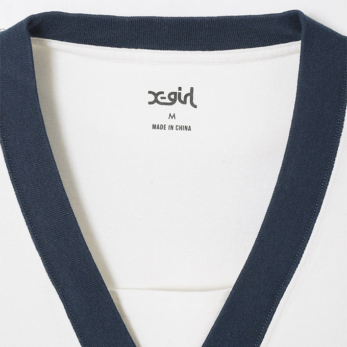 X-girl エックスガール V-NECK BIG TEE DRESS Vネック ビッグ T