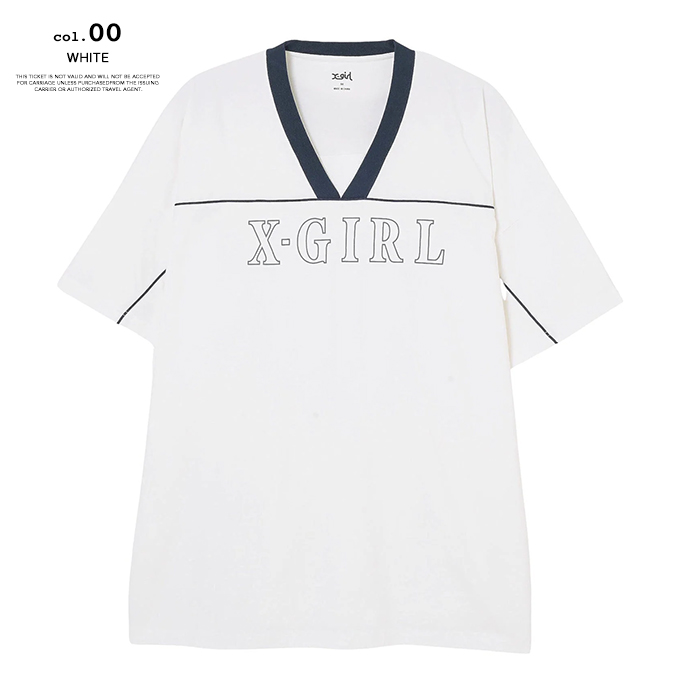 X-girl エックスガール V-NECK BIG TEE DRESS Vネック ビッグ T