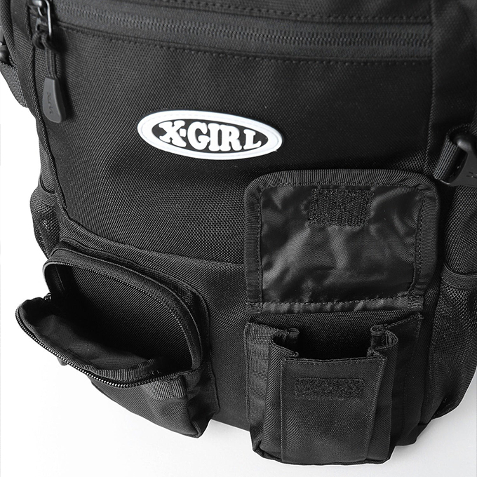 X-girl（エックスガール） MULTI POCKET BACKPACK X-girl マルチ