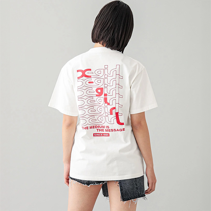 X-girl エックスガール STEP MILLS LOGO S/S TEE ステップ ミルズ ロゴ 半袖Tシャツ 105242011015 / 2024SUMMER｜jeansstation｜04