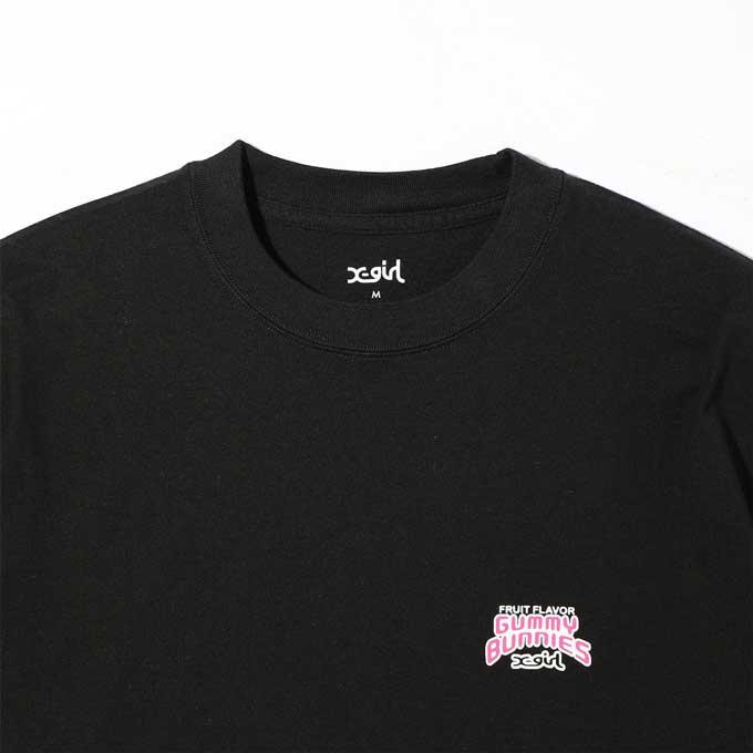X-girl（エックスガール） GUMMY BUNNIES S/S TEE グミ バニーズ 半袖T