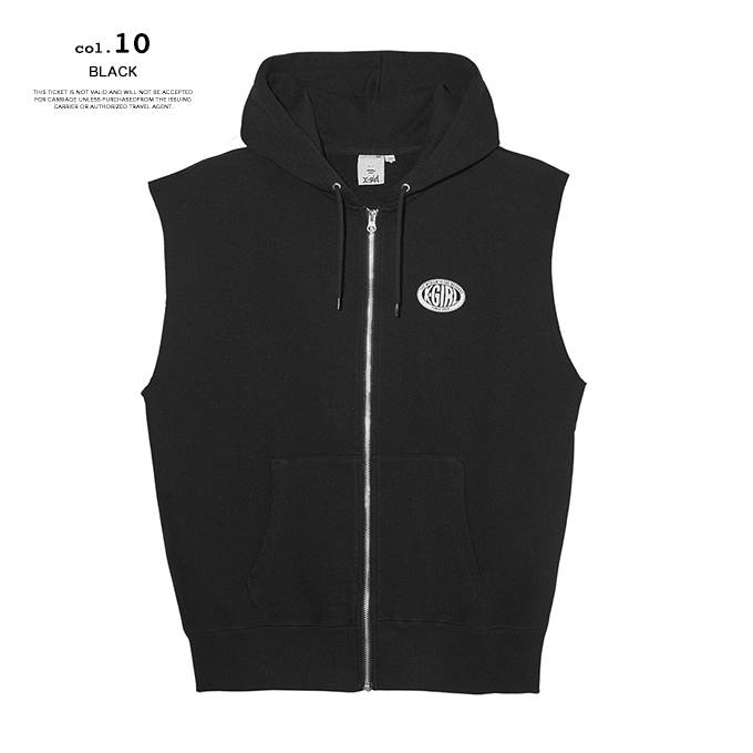 優れた品質 X-girl エックスガール オーバル VEST SWEAT UP ZIP LOGO OVAL トップス