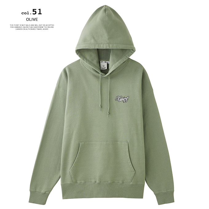 X-girl エックスガール FACE AND STARS SWEAT HOODIE フェイス