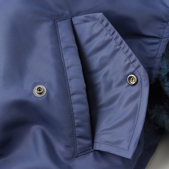 X-girl(エックスガール) PANELED FUR REVERSIBLE MA-1 JACKET パネル X-girl(エックスガール) PANELED FUR REVERSIBLE MA-1 JACKET パネル