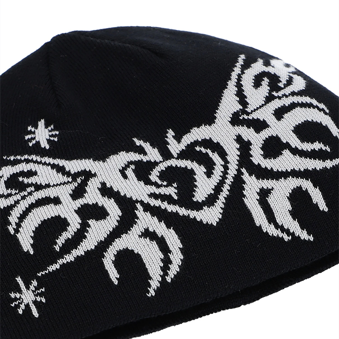 X-girl（エックスガール） TRIBAL BUTTERFLY JACQUARD BEANIE