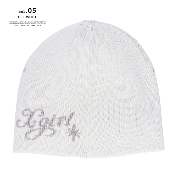 X-girl（エックスガール） TRIBAL BUTTERFLY JACQUARD BEANIE
