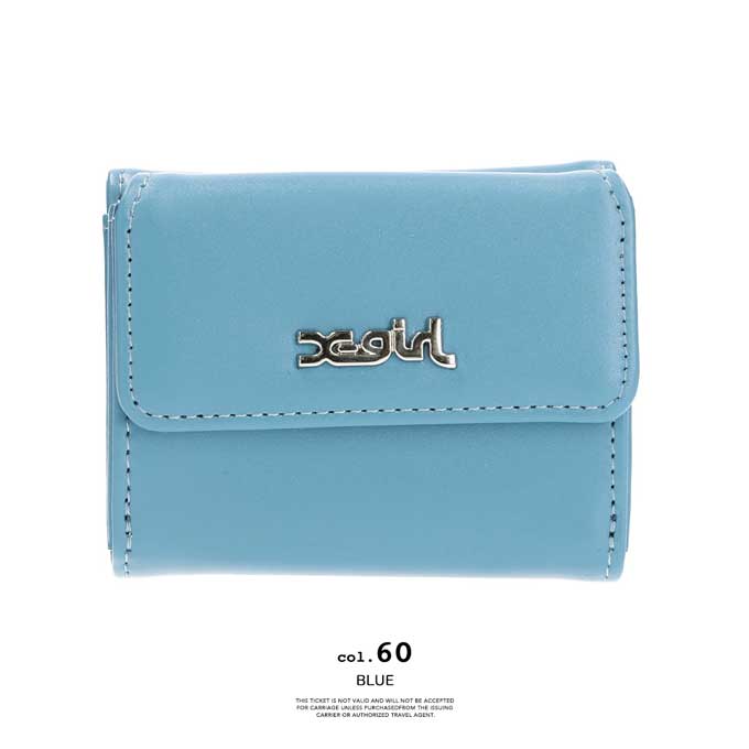 X-girl（エックスガール） FAUX LEATHER MINI WALLET フェイクレザー
