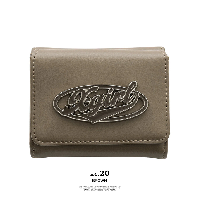 【X-girl】OVAL LOGO BUCKLE MINI WALLET X-girl｜OVAL LOGO BUCKLE MINI WALLET 【X-girl】 | Rakuten
