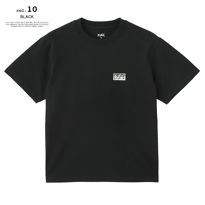 すぐ届く☆X-girl 半袖Tシャツ バイカラー ボックスロゴ X-girl エックスガール BICOLOR BOX LOGO S/S TEE バイカラー