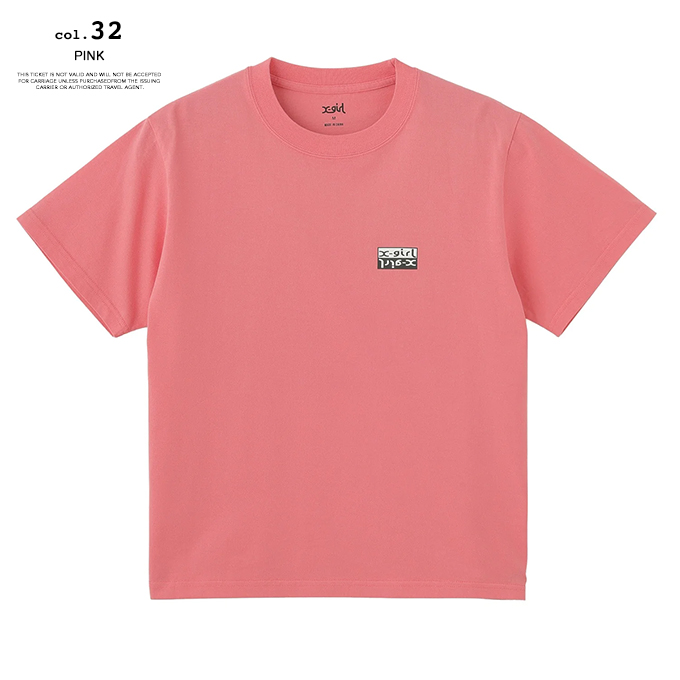 X-girl エックスガール BICOLOR BOX LOGO S/S TEE バイカラー ボックス ロゴ 半袖Tシャツ 105252011010 / 2025SUMMER X-girl エックスガール BICOLOR BOX LOGO S/S TEE バイカラー