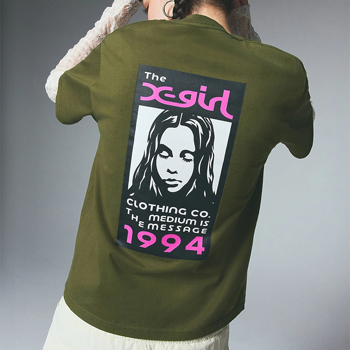 売れ筋商品|||X-girl エックスガール BOX LOGO AND FACE S/S TEE 105252011020 ボックスロゴ フェイスロゴ 半袖Tシャツ プリント 正規取扱店 楽天市場】エックスガール tシャツ X-girl BOX LOGO AND FACE S