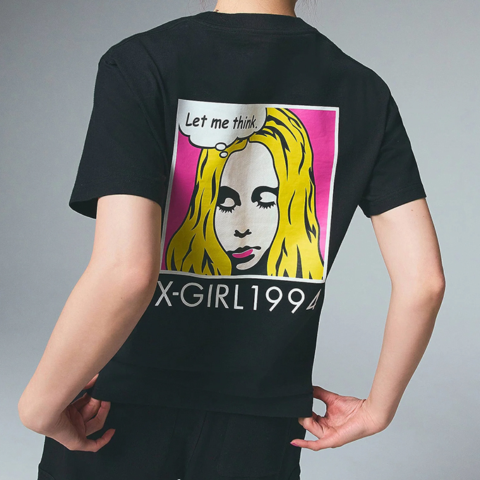 X-girl エックスガール POP FACE S/S TEE ポップ フェイス ロゴ  半袖Tシャツ 105252011037 / 025SUMMER X-girl エックスガール POP FACE S/S TEE ポップ フェイス ロゴ