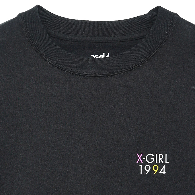 X-girl エックスガール POP FACE S/S TEE ポップ フェイス ロゴ  半袖Tシャツ 105252011037 / 025SUMMER X-girl エックスガール POP FACE S/S TEE ポップ フェイス ロゴ