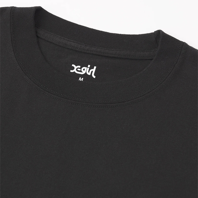 X-girl エックスガール BOX LOGO AND FACE S/S BIG TEE DRESS