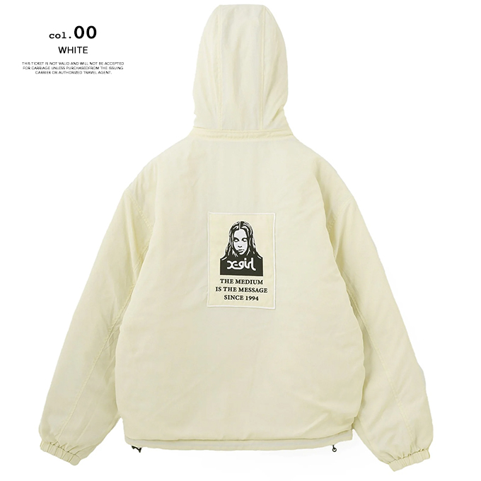 X-girl✖️パプリカ　ジャケット　オリジナルステッカー付き X-girl（エックスガール）の「X-girl × PAPRIKA COACH JACKET