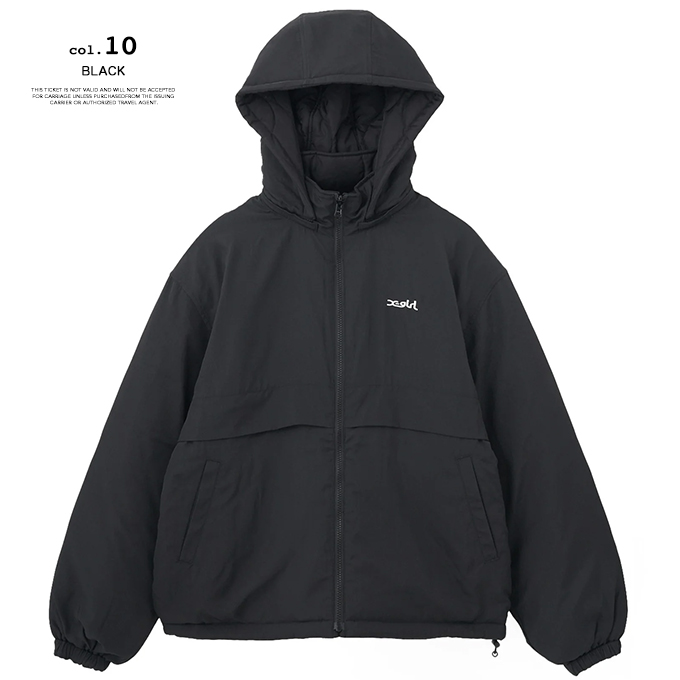 X-girl（エックスガール） FACE PATCH REVERSIBLE JACKET フェイス