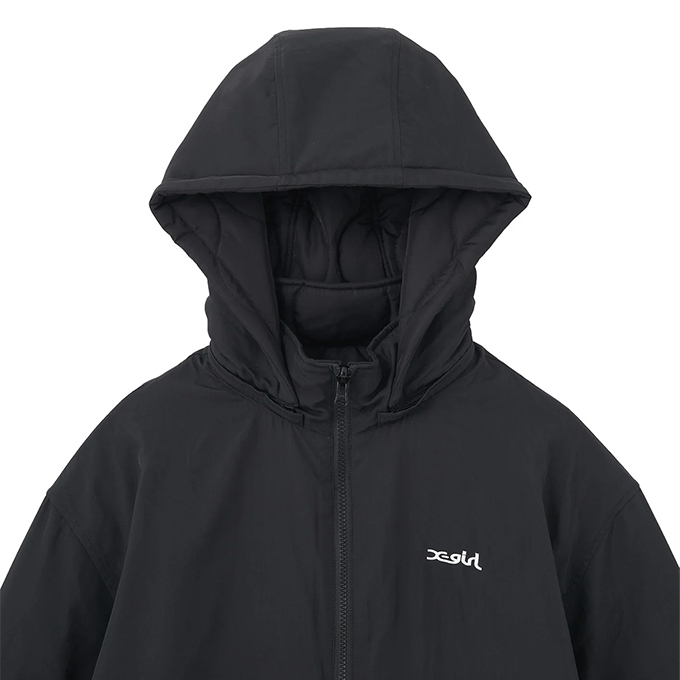 X-girl（エックスガール） FACE PATCH REVERSIBLE JACKET フェイス