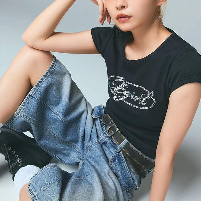 X-girl（エックスガール） FLAP POCKET SHORTS フラップポケット