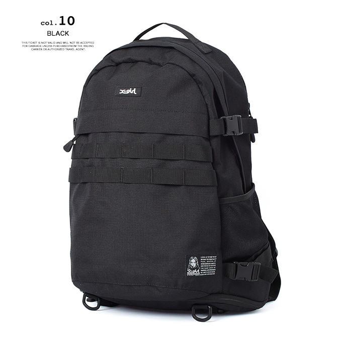 X-girl（エックスガール） FACE LABEL ADVENTURE BACKPACK フェイス