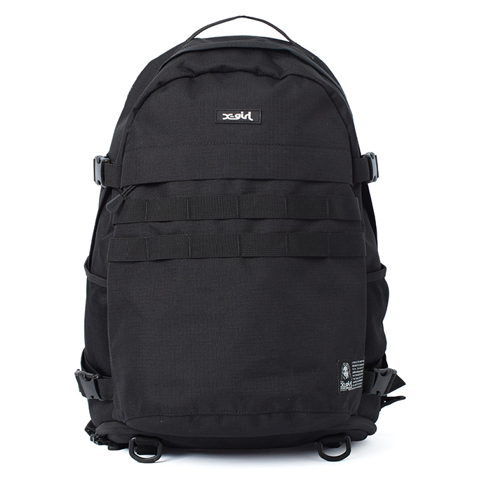 X-girl（エックスガール） FACE LABEL ADVENTURE BACKPACK フェイス