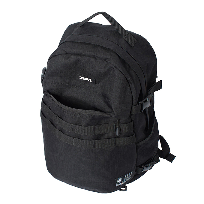 X-girl（エックスガール） FACE LABEL ADVENTURE BACKPACK フェイス