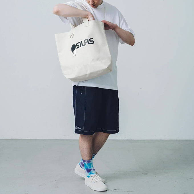 SILAS 【SALE!!】【 サイラス 】 SPRAY LOGO TOTE BAG スプレー