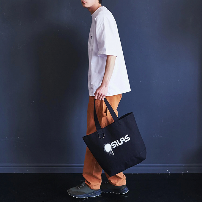 SILAS 【SALE!!】【 サイラス 】 SPRAY LOGO TOTE BAG スプレー