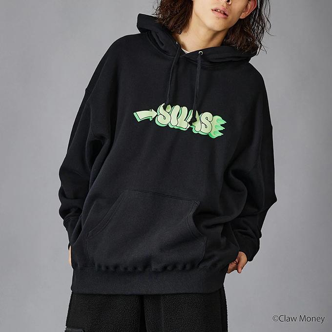 【SALE!!】 【 SILAS サイラス 】 SILASxCLAW MONEY SWEAT HOODIE サイラス×クローマネー バック プリント パーカー 110224012006 / 22AW ※｜jeansstation｜04