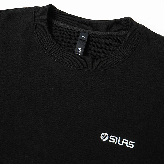 【SALE!!】 【 SILAS サイラス 】 SAUNA SWEAT TOP GET FIT SILAS サウナ パックプリント クルースウェット 110224012012 / 22AW ※｜jeansstation｜09