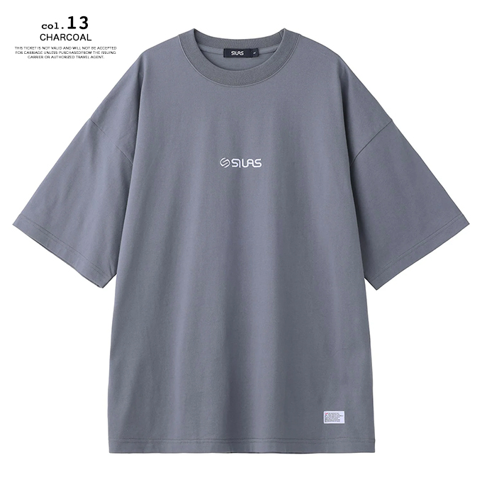 SILAS サイラス OLD LOGO EMBROIDERY WIDE S/S TEE SILAS オールド ロゴ 刺繍　ワイド 半袖 Tシャツ  110231011020 / 23SUMMER