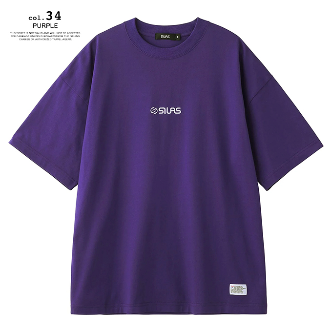 SILAS サイラス OLD LOGO EMBROIDERY WIDE S/S TEE SILAS オールド ロゴ 刺繍　ワイド 半袖 Tシャツ  110231011020 / 23SUMMER