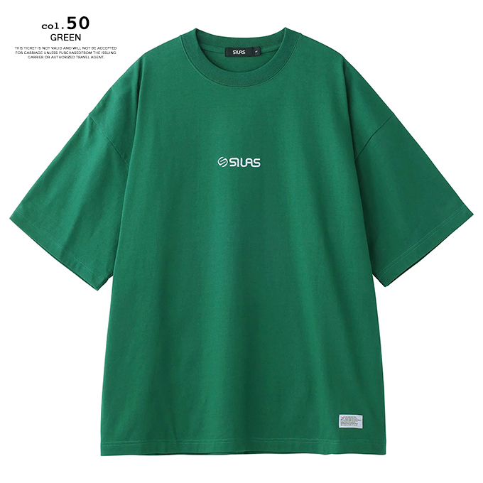 SILAS サイラス OLD LOGO EMBROIDERY WIDE S/S TEE SILAS オールド ロゴ 刺繍　ワイド 半袖 Tシャツ  110231011020 / 23SUMMER