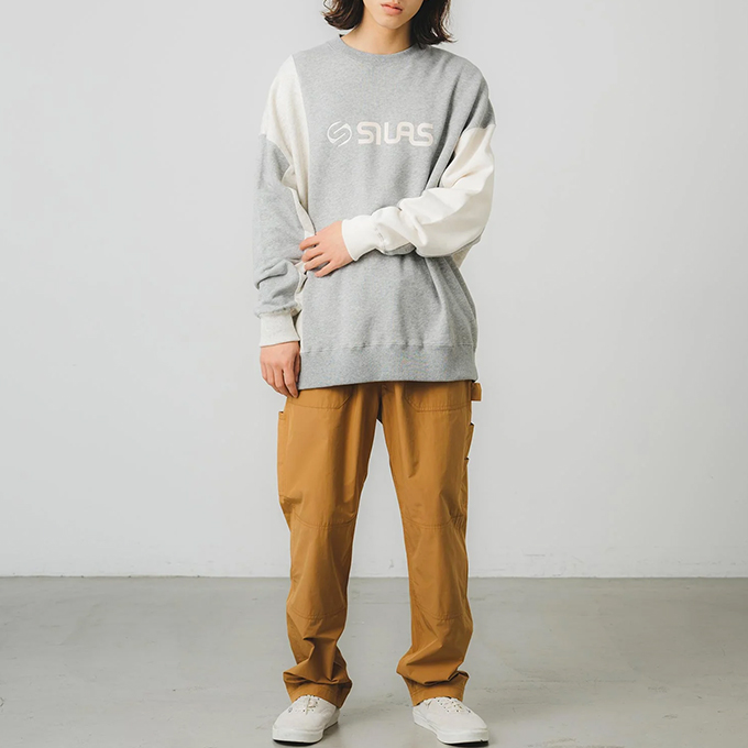 SILAS サイラス PANELED SWEATSHIRT SILAS パネル スウェット