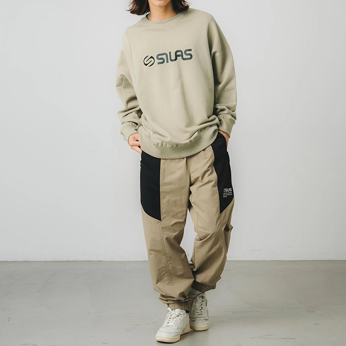 SILAS サイラス PANELED SWEATSHIRT SILAS パネル スウェット