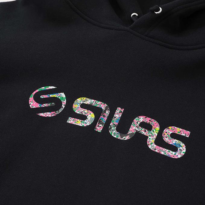 SILAS サイラス SPUTTERING LOGO WIDE HOODIE SILAS スパッタリング ロゴ ワイド パーカー 110233012007 / 2023AW｜jeansstation｜13