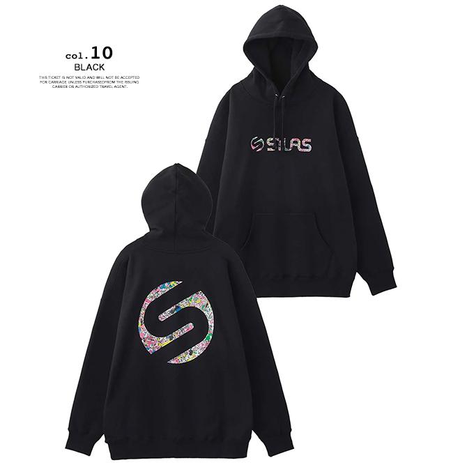 SILAS サイラス SPUTTERING LOGO WIDE HOODIE SILAS スパッタリング ロゴ ワイド パーカー 110233012007 / 2023AW｜jeansstation｜19