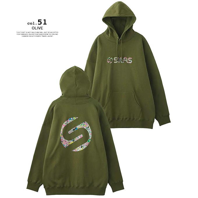 SILAS サイラス SPUTTERING LOGO WIDE HOODIE SILAS スパッタリング ロゴ ワイド パーカー 110233012007 / 2023AW｜jeansstation｜20