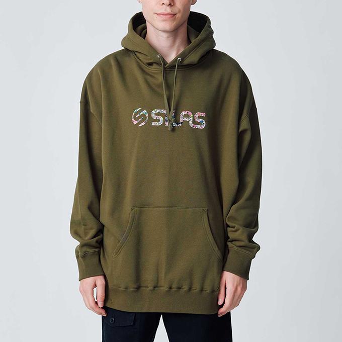 SILAS サイラス SPUTTERING LOGO WIDE HOODIE SILAS スパッタリング ロゴ ワイド パーカー 110233012007 / 2023AW｜jeansstation｜07