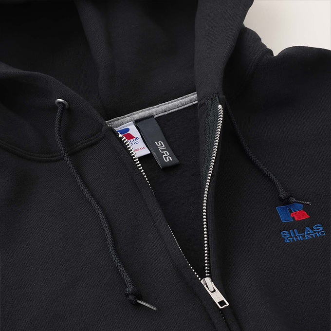 SILAS サイラス SILASxRUSSELL FULL ZIP HOODIE ラッセル