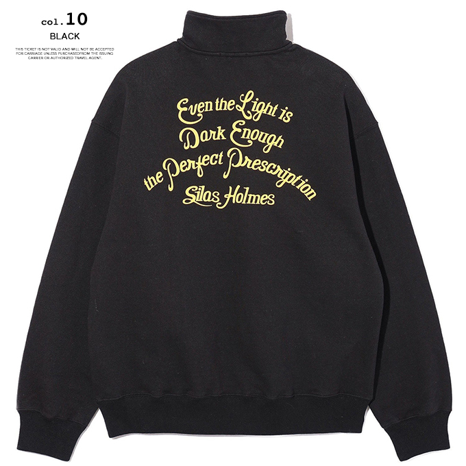 SILAS（サイラス） SCRIPT HALF ZIP SWEATSHIRT スクリプト ロゴ