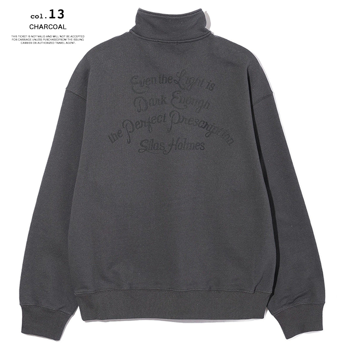 SILAS（サイラス） SCRIPT HALF ZIP SWEATSHIRT スクリプト ロゴ