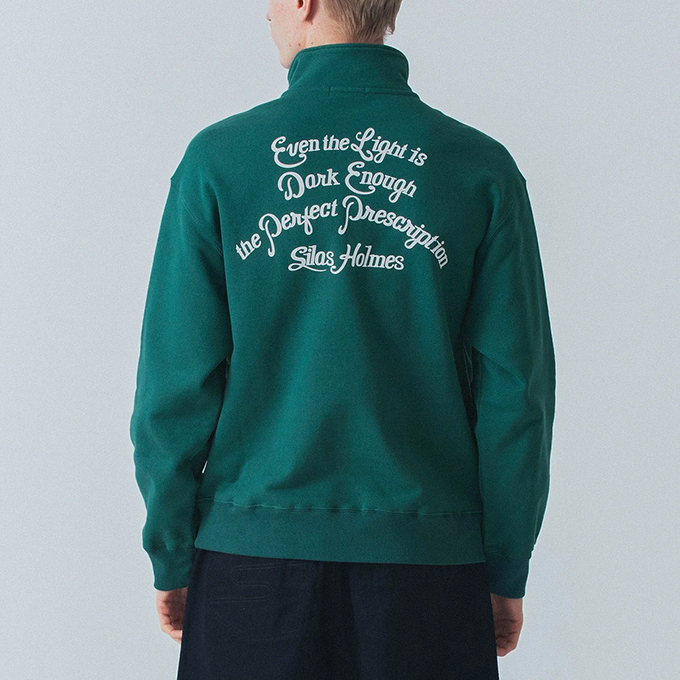 SILAS（サイラス） SCRIPT HALF ZIP SWEATSHIRT スクリプト ロゴ