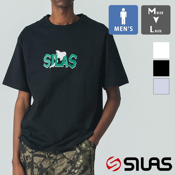 福袋・半額ポスター - クリーニング屋さん専用の通 TEE S/S LOGO GHOST サイラス SILAS ゴースト Tシャツ 半袖 ロゴ 服＆ファッション小物