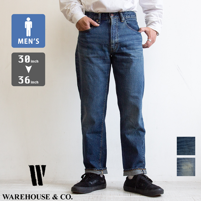 WAREHOUSE �E�F�A�n�E�X 2ND-HAND 1105 TAPERED JEANS �Z�R�n�� �e�[�p�[�h �W�[���Y 1105