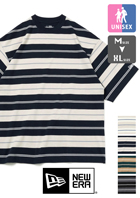 【NEW ERA ニューエラ】SS OS Tee Multi Border 半袖オーバーサイズドマルチボーダーTシャツ 141218