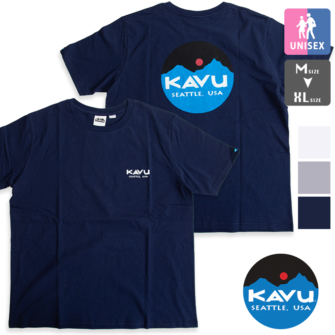 KAVU カブー マウンテンロゴ Tシャツ Mountain Logo Tee 19821829 / 23SS ※｜jeansstation