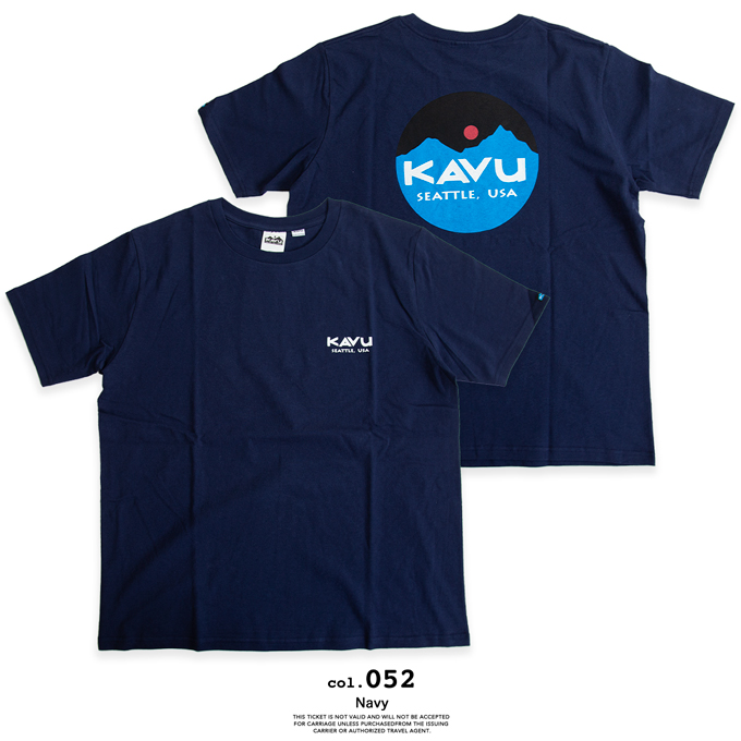 KAVU カブー マウンテンロゴ Tシャツ Mountain Logo Tee 19821829 / 23SS ※｜jeansstation｜10