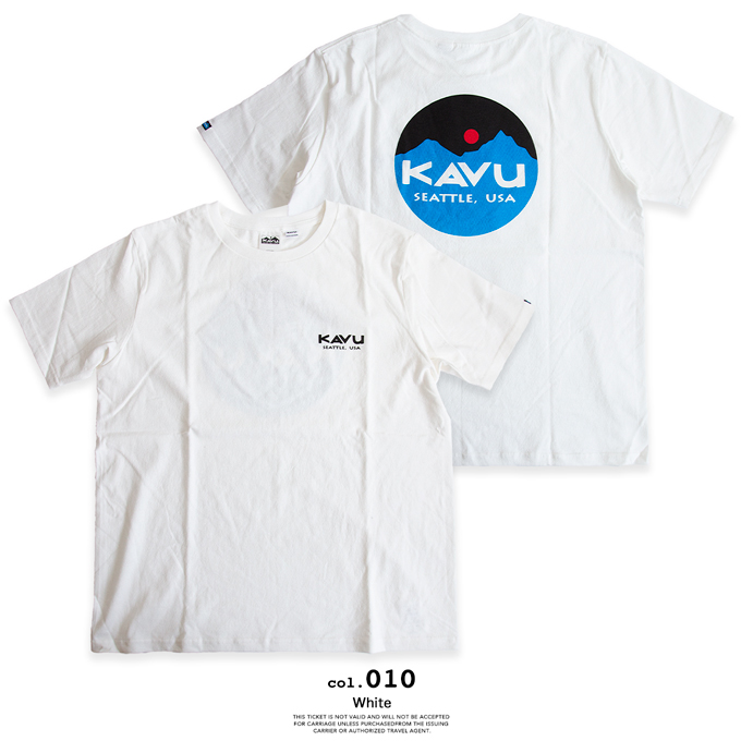 KAVU カブー マウンテンロゴ Tシャツ Mountain Logo Tee 19821829 / 23SS ※｜jeansstation｜08
